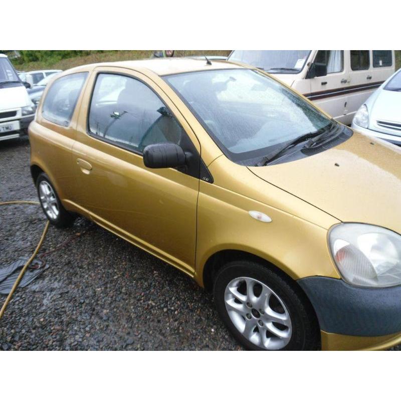 2000 TOYOTA YARIS 1.0 16v VVTi GS IDEAL STARTER VEHICLE