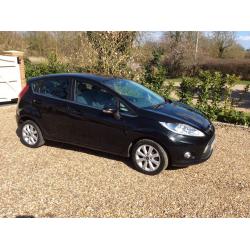 FORD FIESTA 1.25 ZETEC 2009 59 FSH 1 OWNER (black) 2009