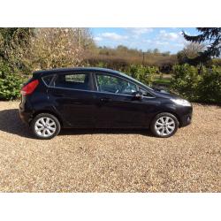 FORD FIESTA 1.25 ZETEC 2009 59 FSH 1 OWNER (black) 2009