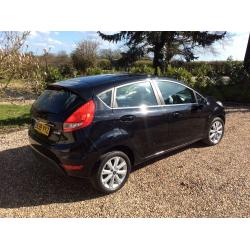 FORD FIESTA 1.25 ZETEC 2009 59 FSH 1 OWNER (black) 2009