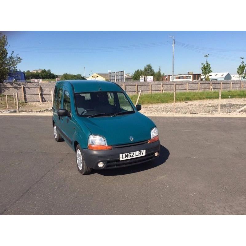 RENAULT KANGOO 1.4 AUTHENTIQUE AUTOMATIC 2003 "52" REG 71,000 MILES