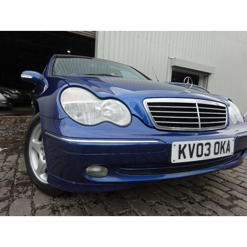 03 MERCEDED BENZ C-CLASS 2.1,DIESEL AUTOMATIC,MOT MAY 017,PART HISTORY,VERY SCARCE AUTOMATIC DIESEL