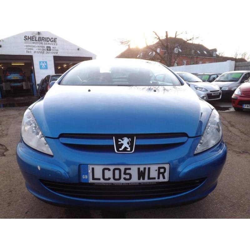 Peugeot 307 CC 2.0 16v Coupe 2005 93000 MILES