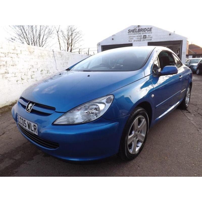 Peugeot 307 CC 2.0 16v Coupe 2005 93000 MILES