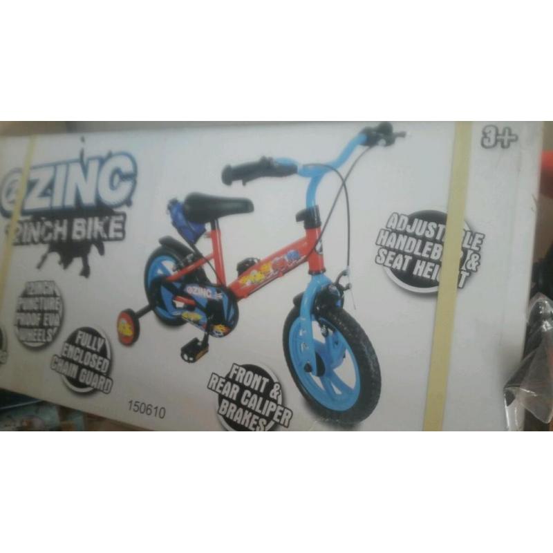 Bnib boys bike with bnib helmet