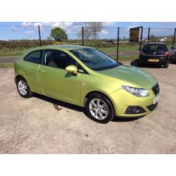 2009 Seat Ibiza 1.4 3 Door SE **Low Mileage** **Full Year MOT** (polo,fabia,fiesta,clio,corsa