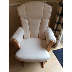 Dutailer Rocking/Nursing Chair and Footstool