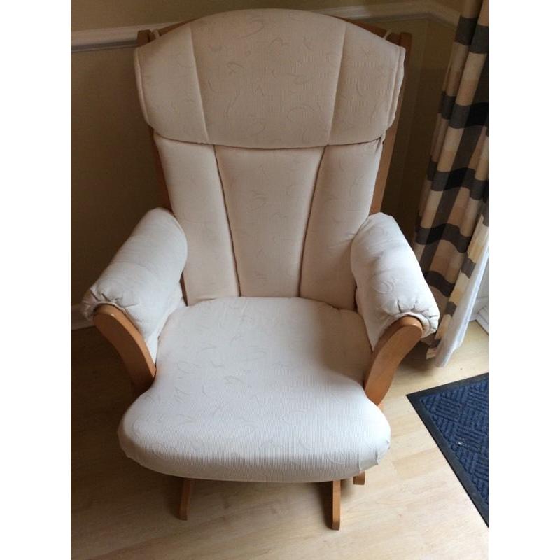 Dutailer Rocking/Nursing Chair and Footstool