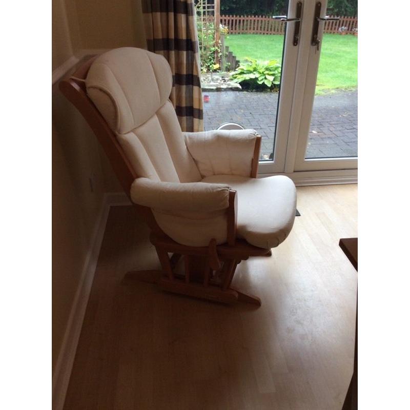 Dutailer Rocking/Nursing Chair and Footstool