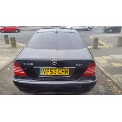 MERCEDES 320S LIMOUSINE 2004. BLACK