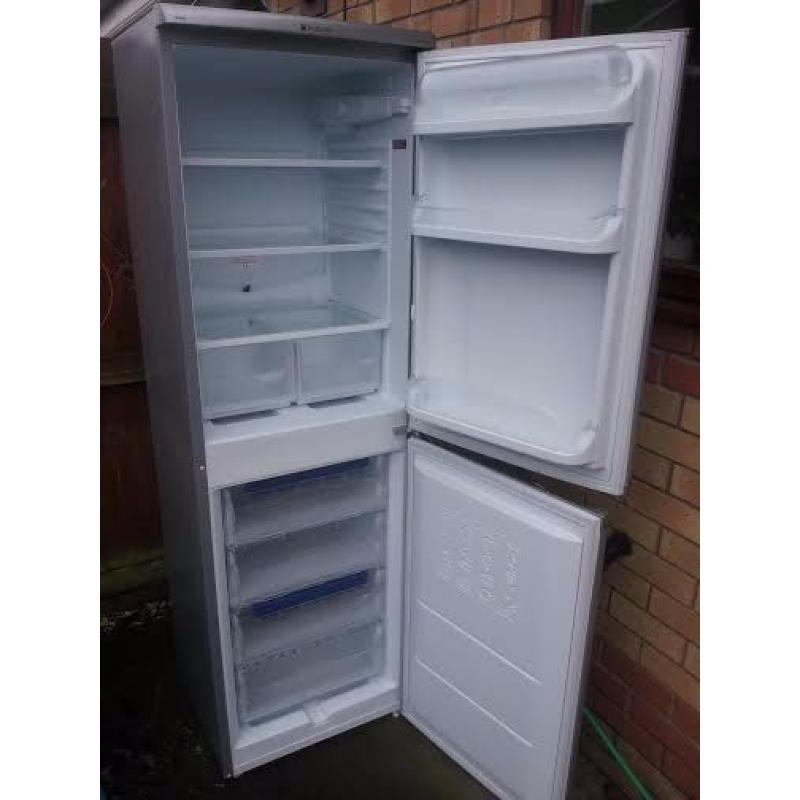 fridge freezer HOTPOINT silver, 175cm