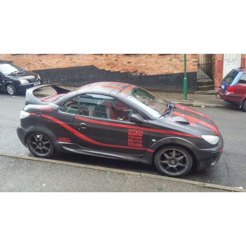 PEUGEOT 206 CC WITH MODIFICATIONS