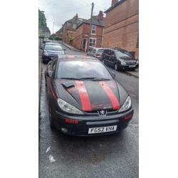 PEUGEOT 206 CC WITH MODIFICATIONS