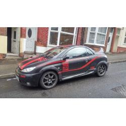 PEUGEOT 206 CC WITH MODIFICATIONS