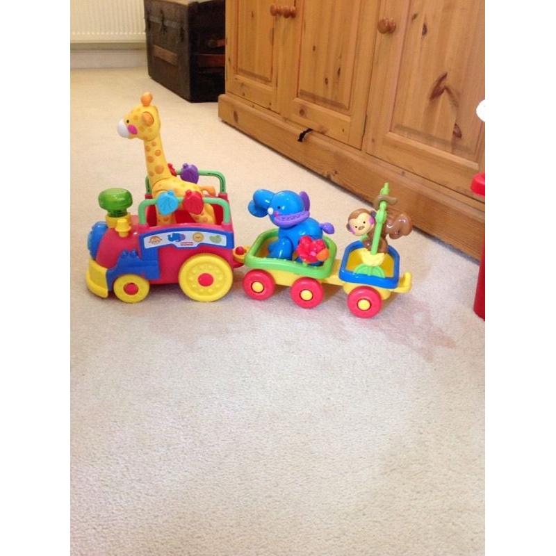 Fisher price zoo train