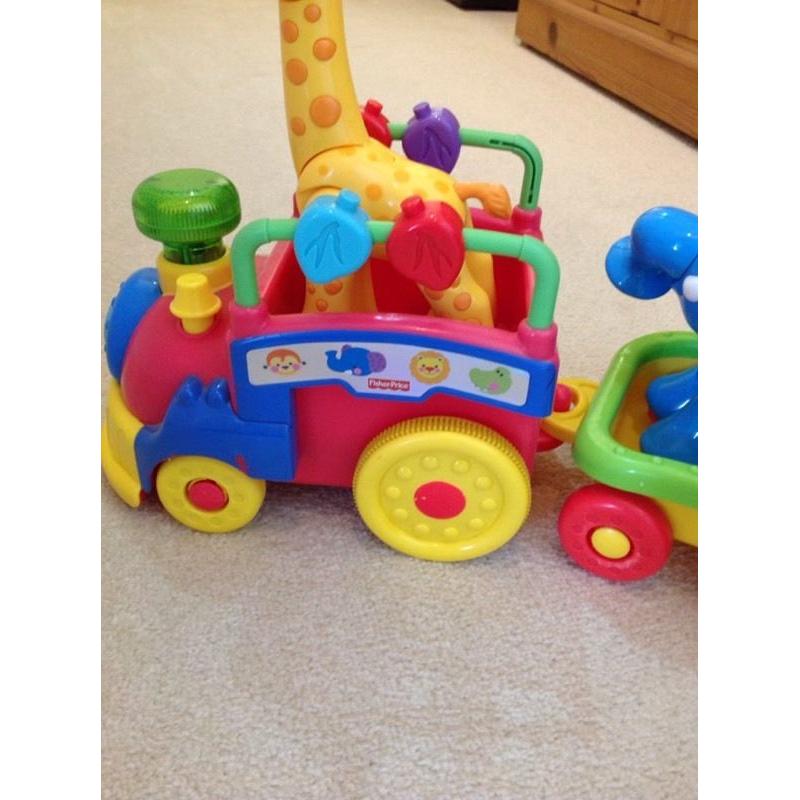 Fisher price zoo train