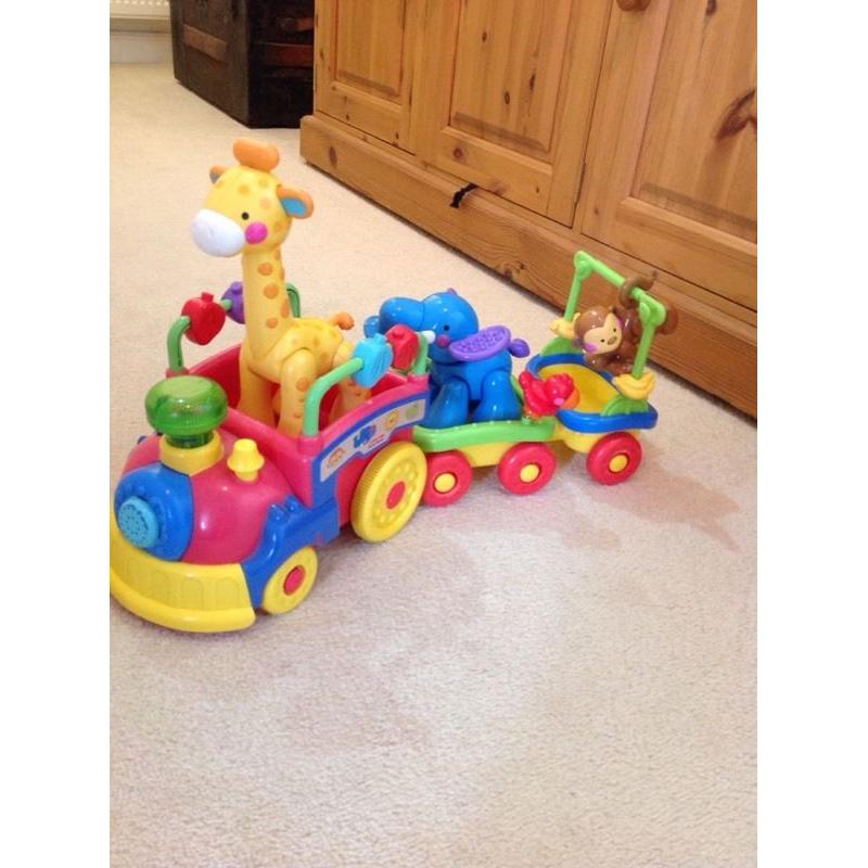 Fisher price zoo train