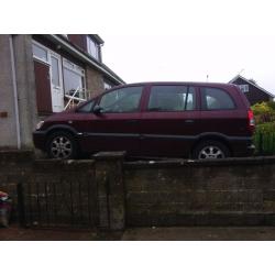 2004 Vauxhall Zafira, Diesel, 7 seats