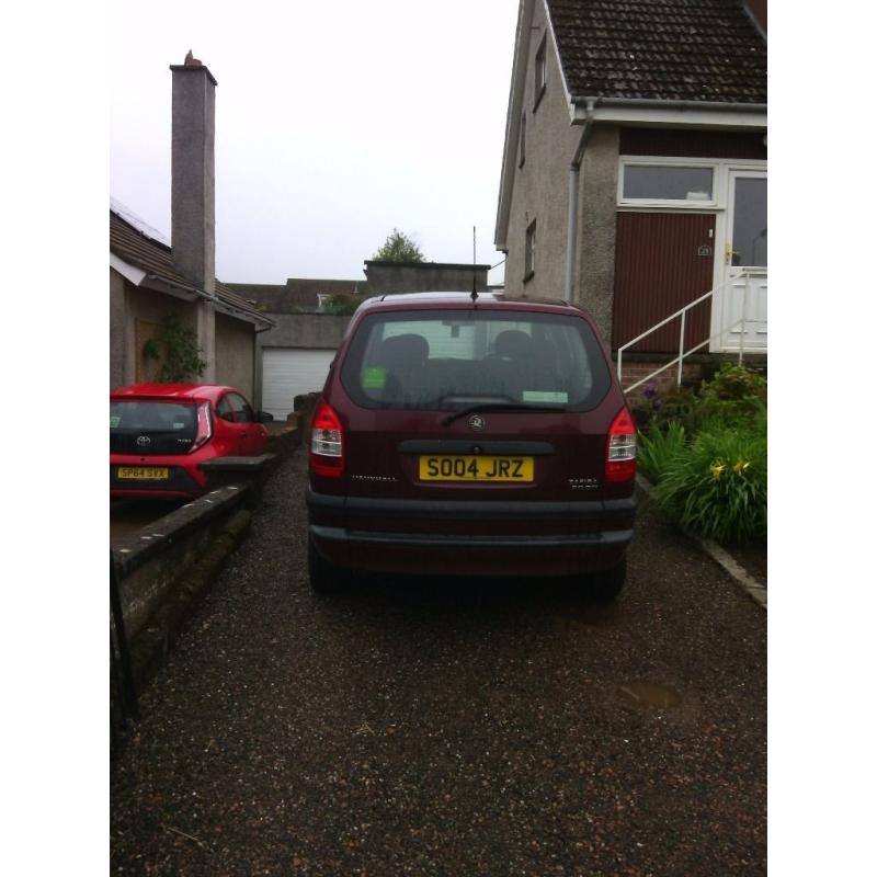 2004 Vauxhall Zafira, Diesel, 7 seats