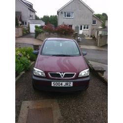 2004 Vauxhall Zafira, Diesel, 7 seats