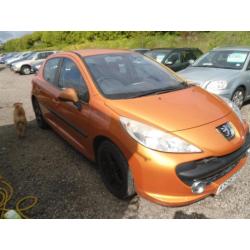 2007 PEUGEOT 207 1.4 16V Sport NICE ORANGE COLOUR