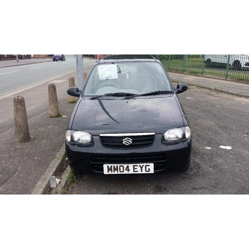 SUZUKI ALTO 2004 1 LTR PETROL MANUAL 5 DOOR BLACK