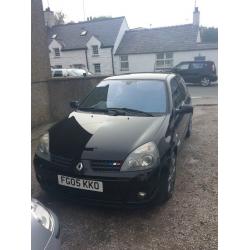 clio sport 182 ff black/gold flakes MINT 86k belt and dephaser done