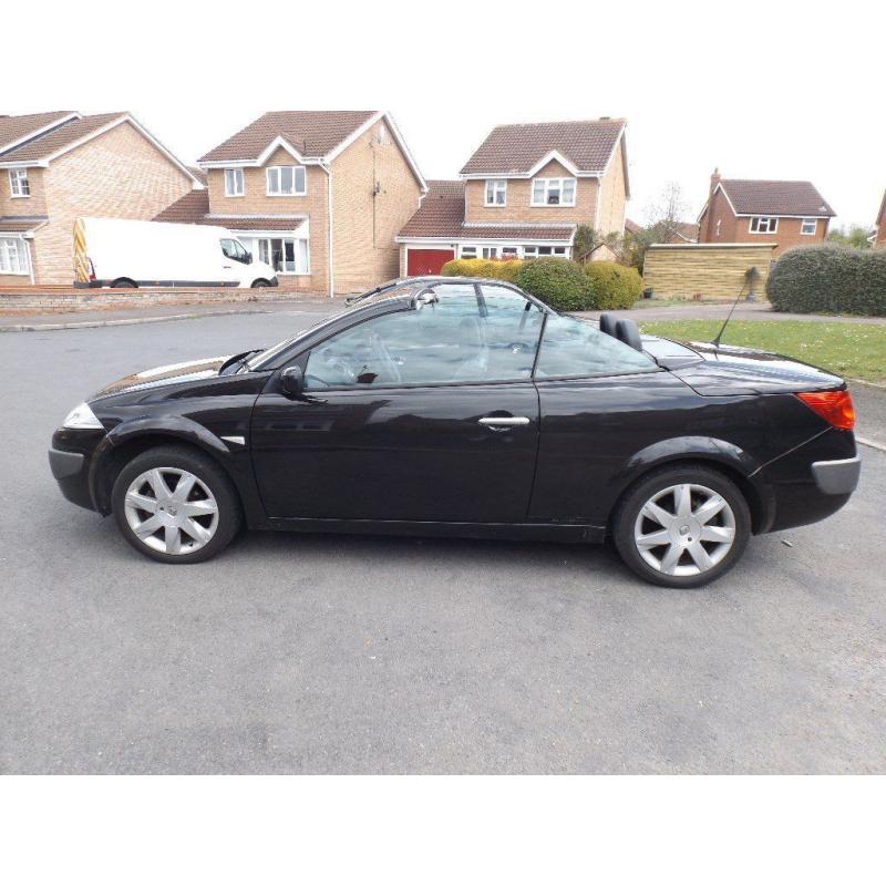 2007 Renault Megane Cabriolet Auto Black