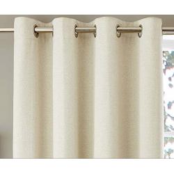 heavy Dunelm natural Cosmos blackout curtains 66" x 90"