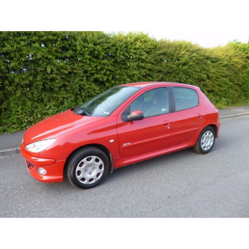 2006 PEUGEOT 206 1.4 VERVE RED