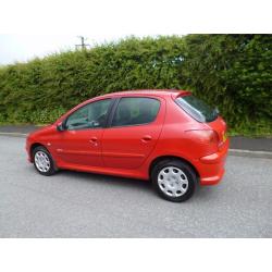 2006 PEUGEOT 206 1.4 VERVE RED