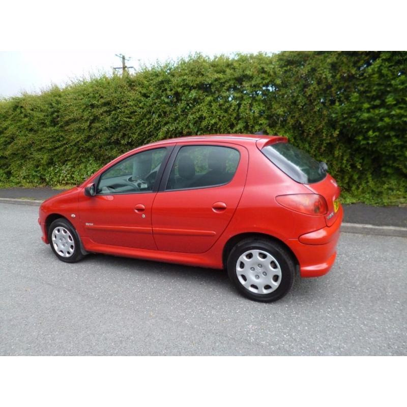 2006 PEUGEOT 206 1.4 VERVE RED