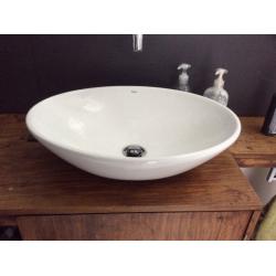 Large Bathroom Sink white ceramic