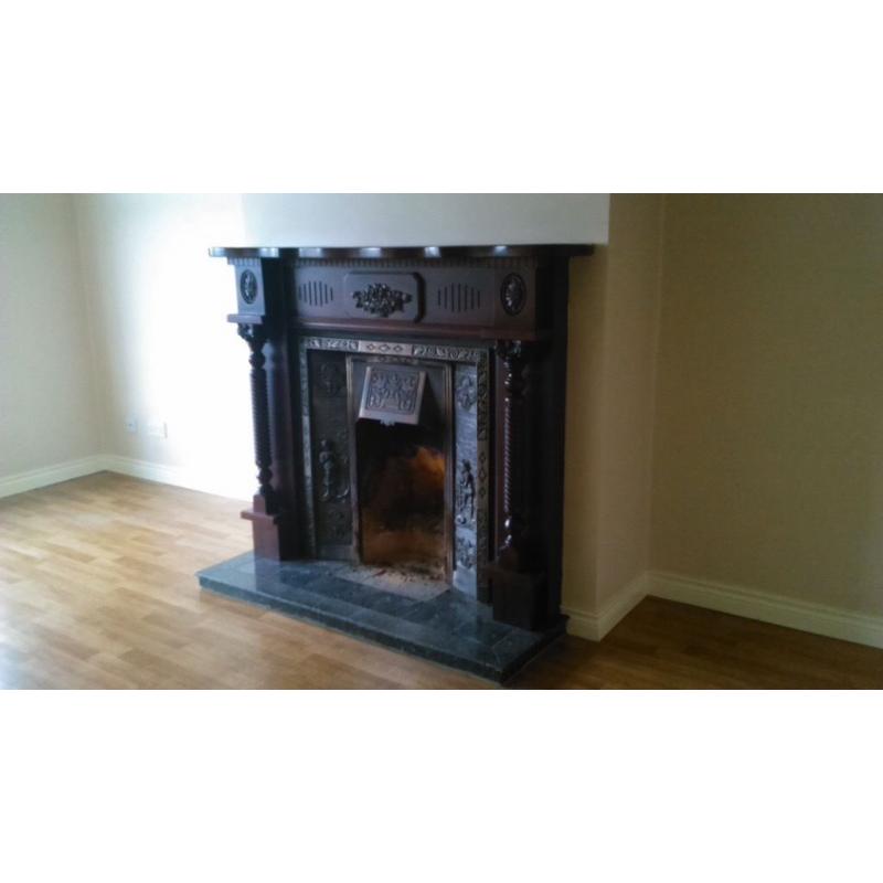 Mahogany Fireplace Good condition