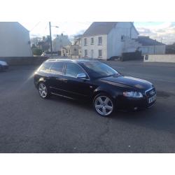 2006 AUDI A4 AVANT S LINE TDI AUTO BLACK