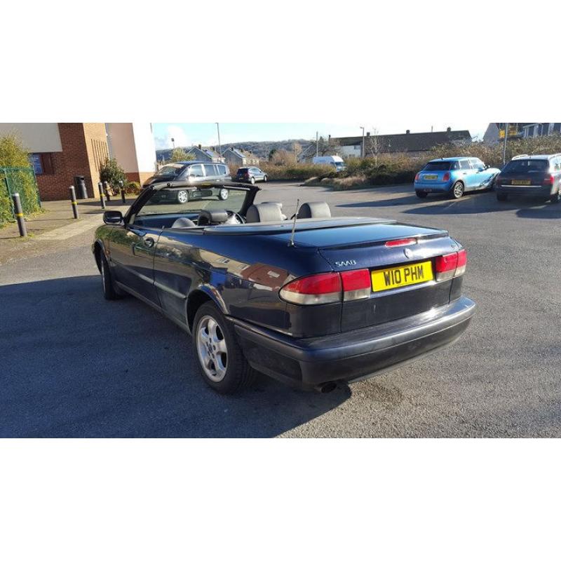 saab turbo convertible SE full service history new mot. 2 OWNER 88000