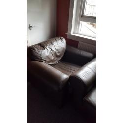 Sofa and chair