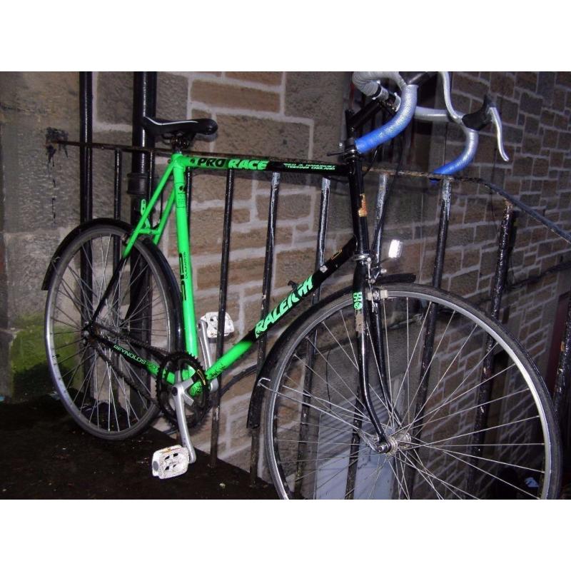 Raleigh Pro Race retro racer - large 25 inch frame - single speed