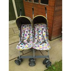 Mamas and papas double buggy