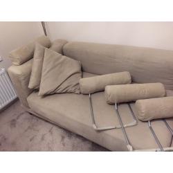 IKEA Tylosand L Shaped Sofa / Chaise Lounge ++++ 4 Head Rests 2 Cushions L@@K