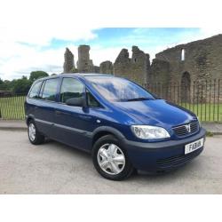 Vauxhall Zafira 1.6i 16v Club 7 Seater NEW MOT FSH