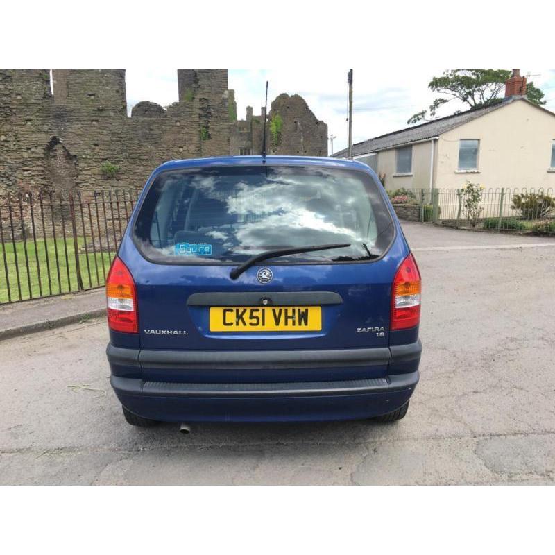 Vauxhall Zafira 1.6i 16v Club 7 Seater NEW MOT FSH