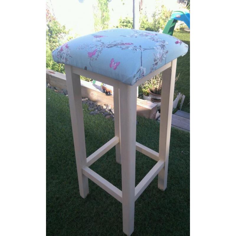 SHABBY CHIC STYLE HIGH KITCHEN / BAR STOOL