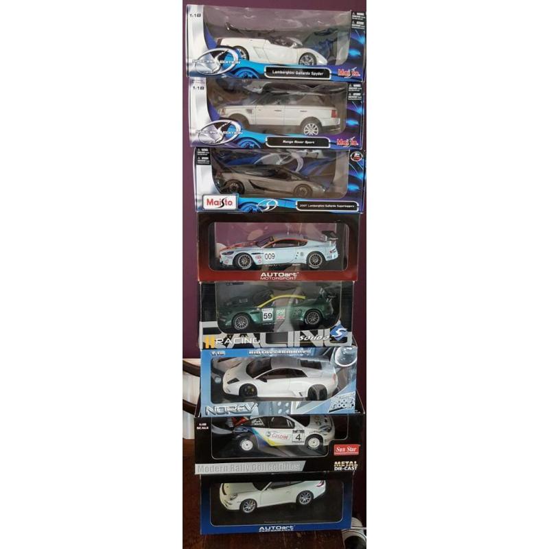 Diecast cars 1:18 scale