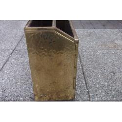 Vintage Brass Magazine newspaper rack