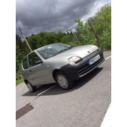 Fiat Seicento s 1100 . Silver grey, Petrol, 3 door hatch