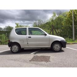 Fiat Seicento s 1100 . Silver grey, Petrol, 3 door hatch