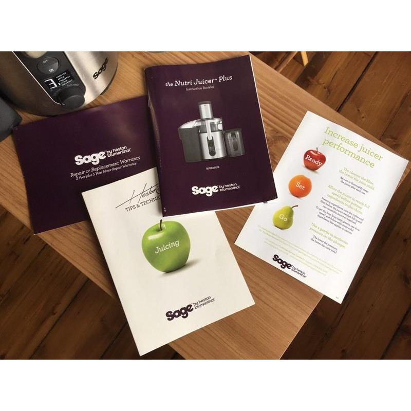 Sage Nutri Juicer Plus By Heston Blumenthal