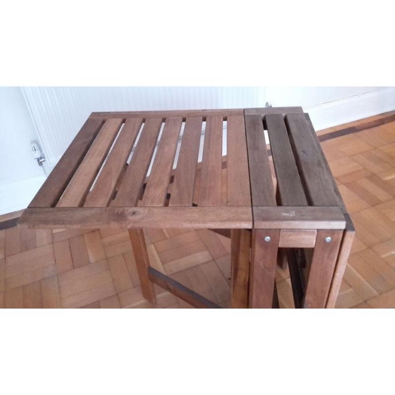 Wodden patio table