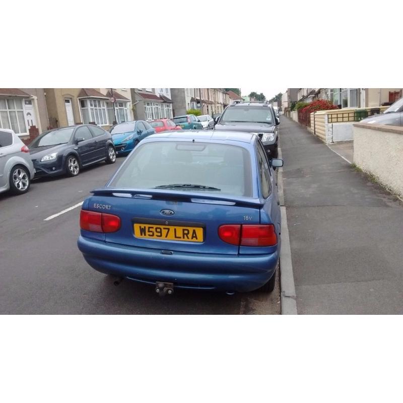 Ford escort 1.6 finnesse taxed and mot good car never let me down has towbar slight damage and rust